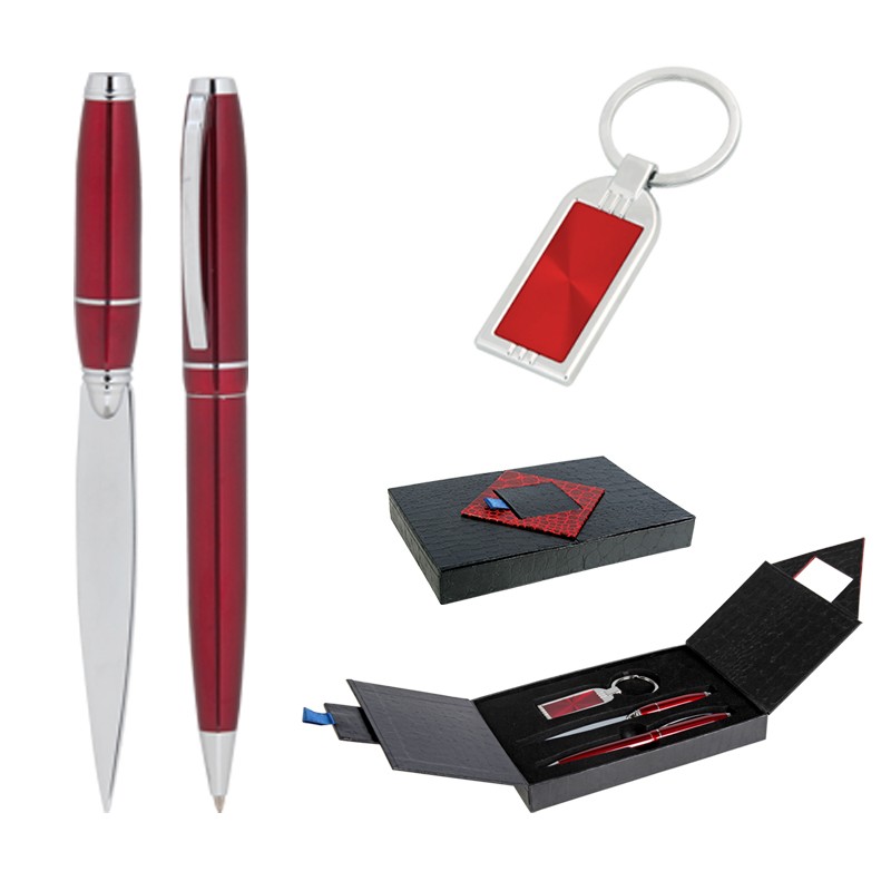 310  Kalem & Anahtarlık & Zarf Açacağı Set