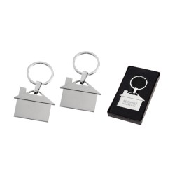 2216  Çift Taraflı Metal Anahtarlık