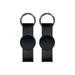 2405  Çift Taraflı Metal Suni̇ Deri̇ Anahtarlık