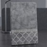 Toptan Desenli Gri Deri Defter