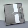 Toptan Kutulu Deri Defter Roller Kalem Set