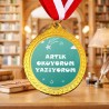 Kişiye Özel Artık Okuyorum Madalyası | Okuma Bayramı